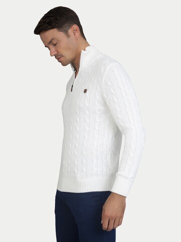 Sir Raymond Tailor Sweater 'Vedo' in White