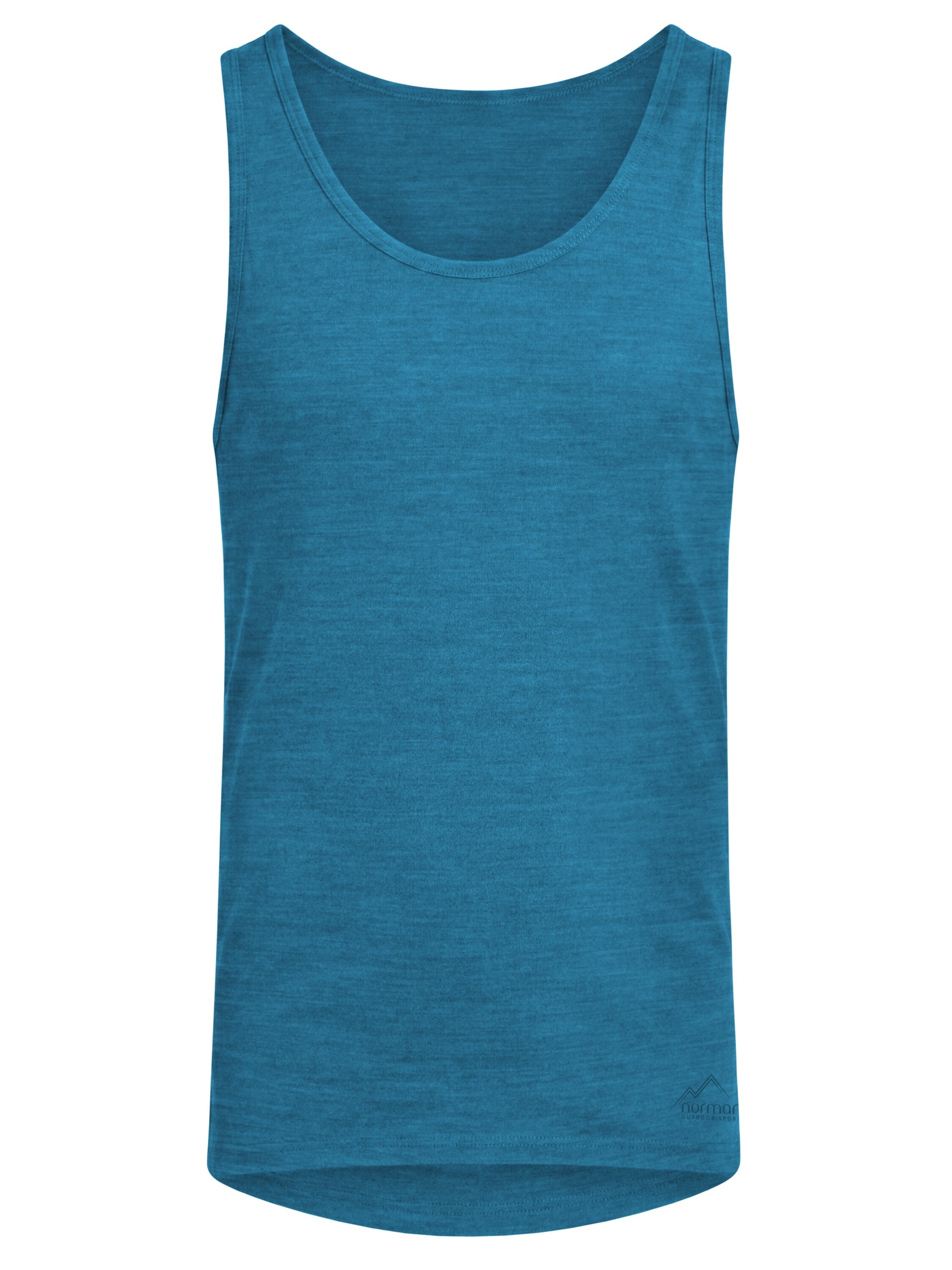Maillot de corps normani en bleu : devant