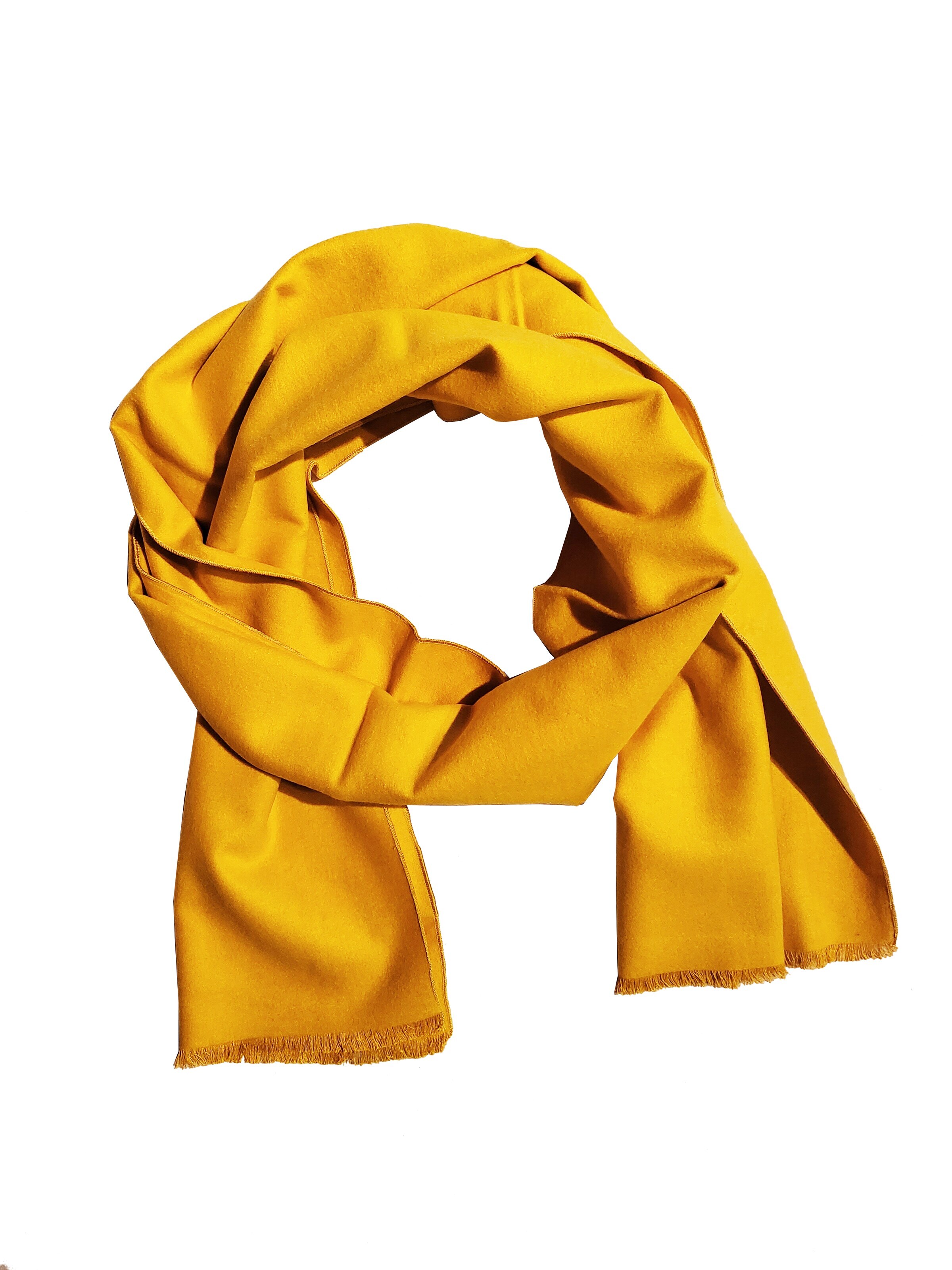 Posh Gear Scarf 'Setaforte' in Yellow: front