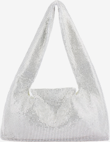 faina Handbag in Silver: front