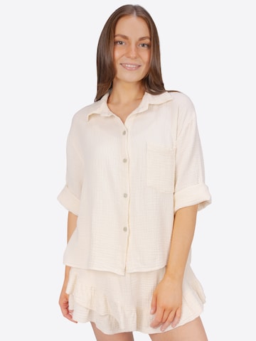 Seasons of April Bluse 'Celina' in Beige: Vorderseite