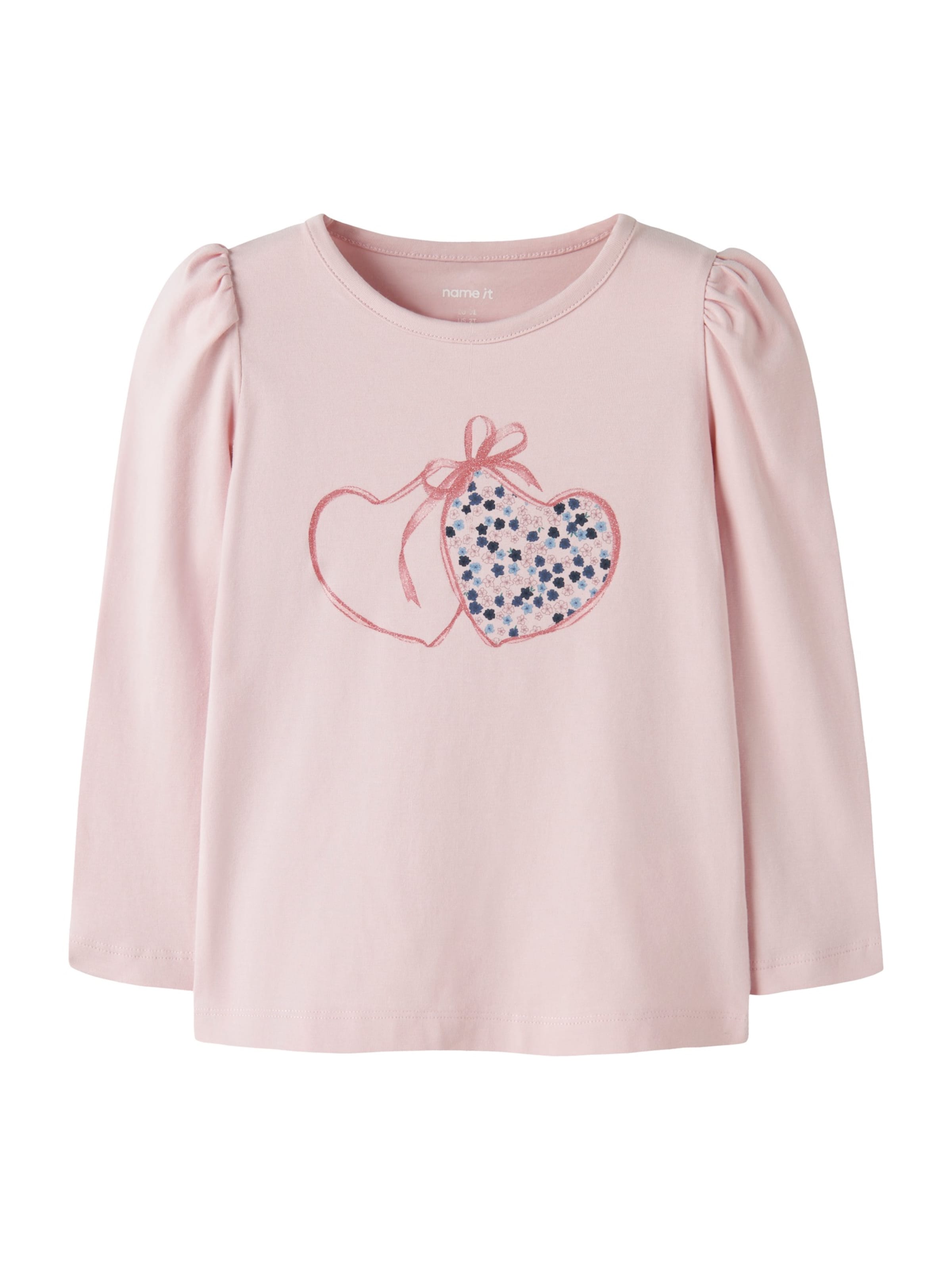 NAME IT Shirt 'NMFLIASA' in Pink: Vorderseite