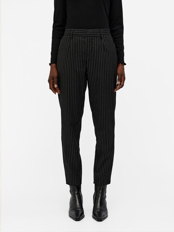 Tapered Pantaloni 'OBJLISA' di OBJECT in nero: frontale