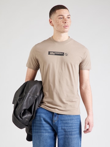 KARL LAGERFELD JEANS T-Shirt in Beige: Vorderseite