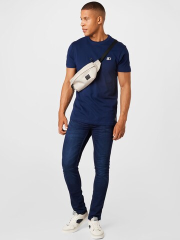 T-Shirt 'Essential' Starter Black Label en bleu