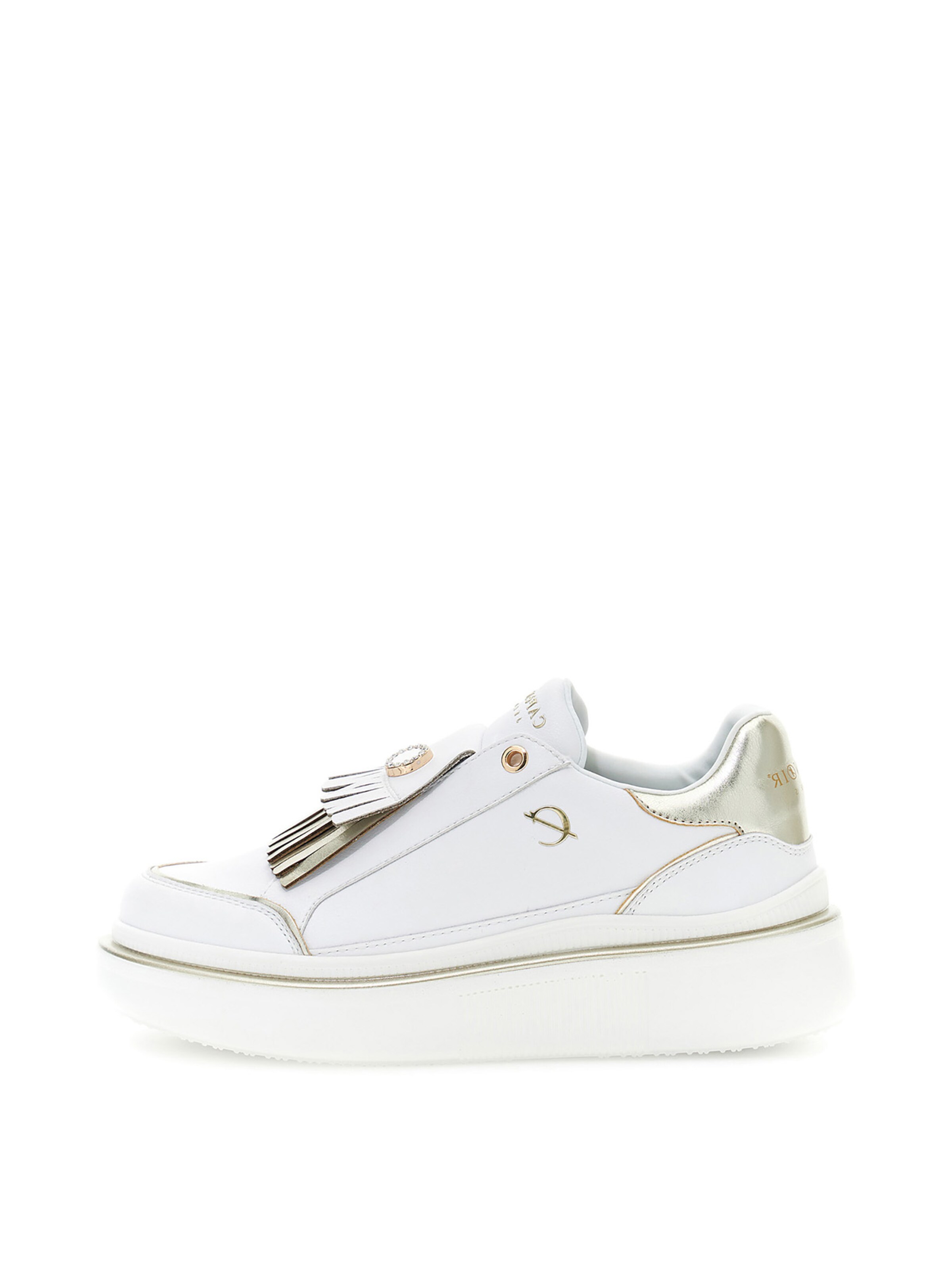 CAFè NOIR Slip-on in White: front