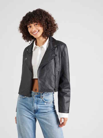 DRYKORN Between-season jacket 'BARWALL' in Black: front