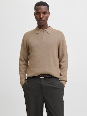 JACK & JONES Sweater 'JPRBLamilano' in Grey: front