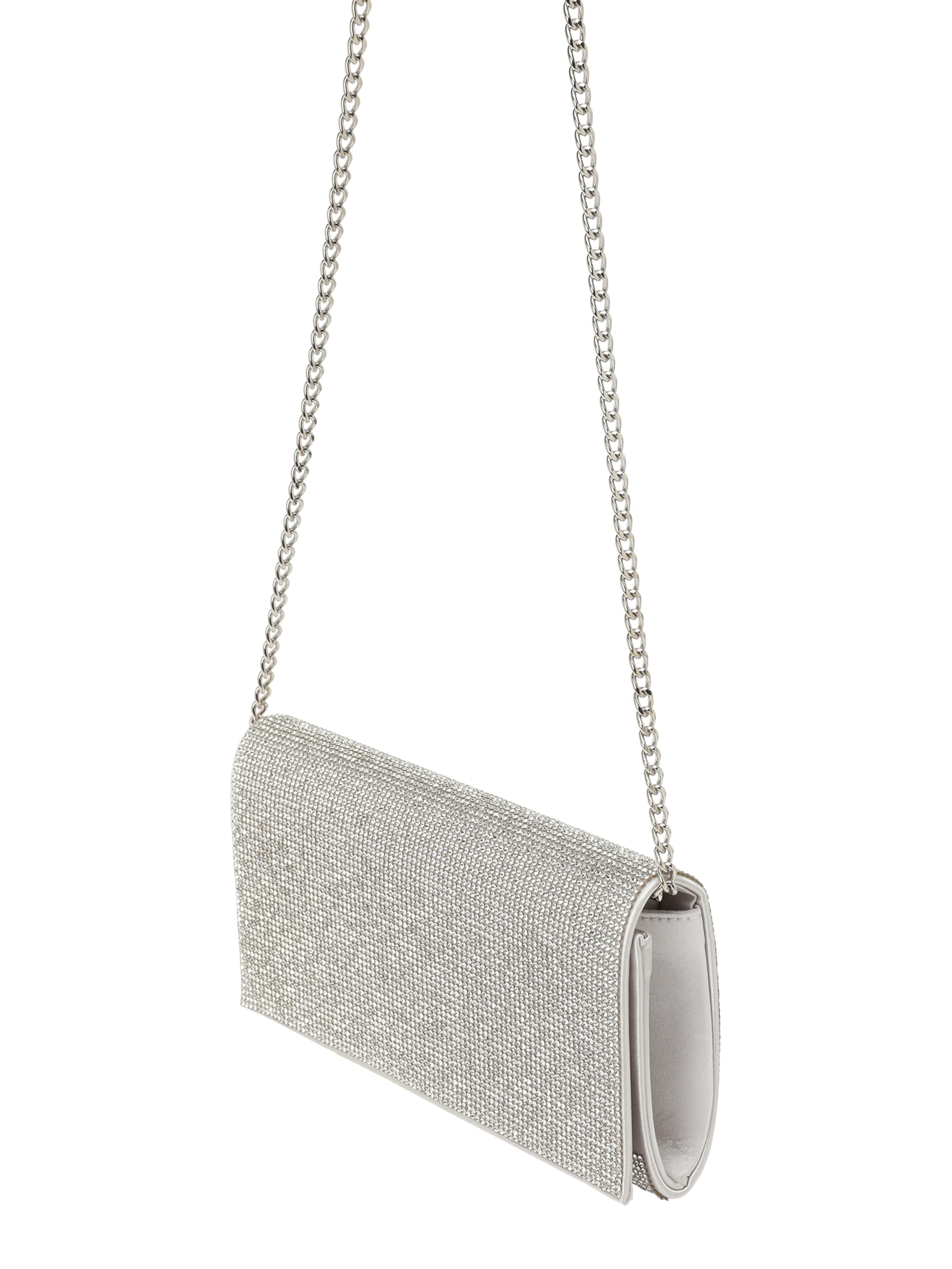 ALDO Clutch 'FAHARI' in Silver: front
