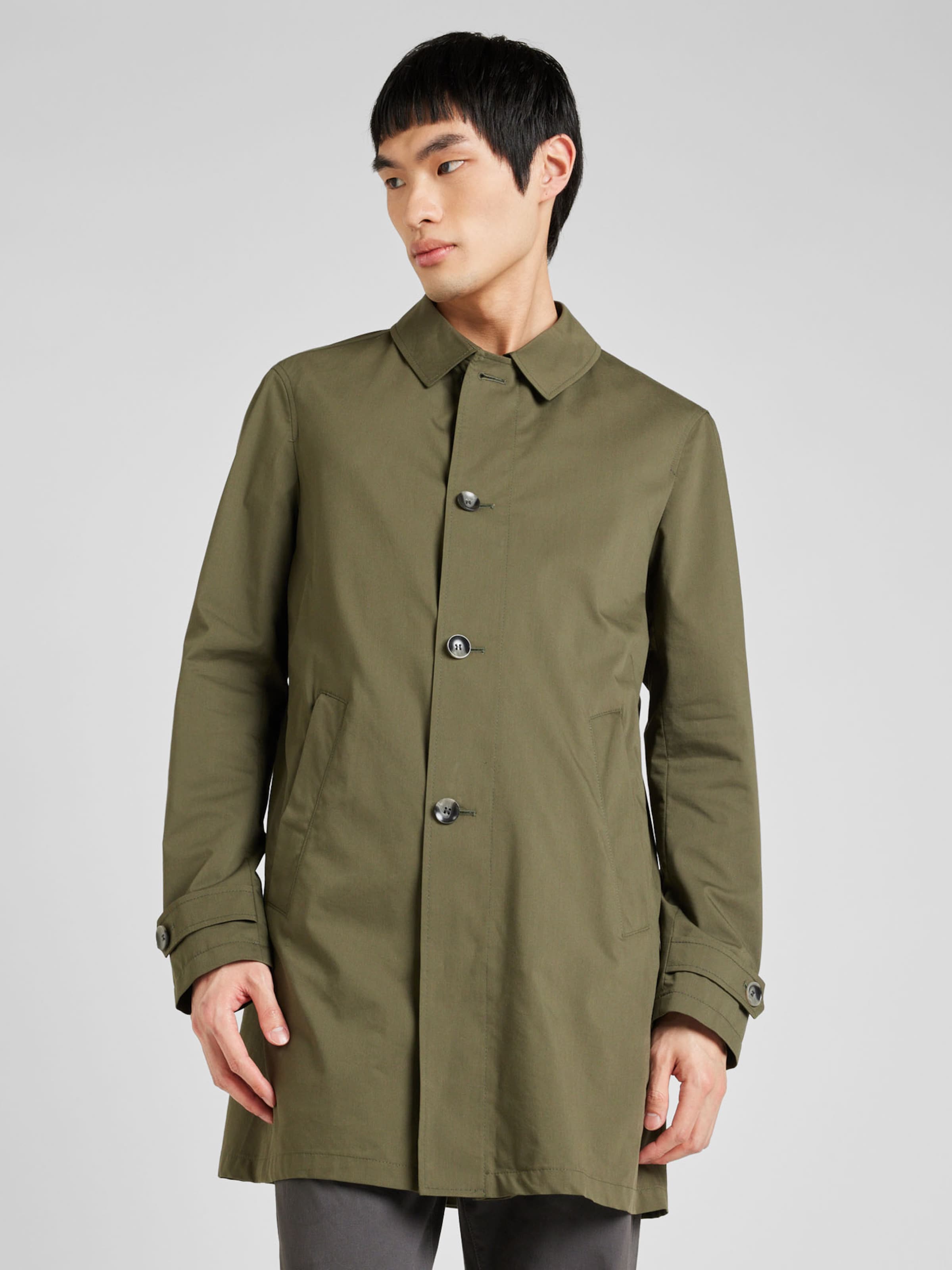 Manteau mi saison bugatti en Olive ABOUT YOU