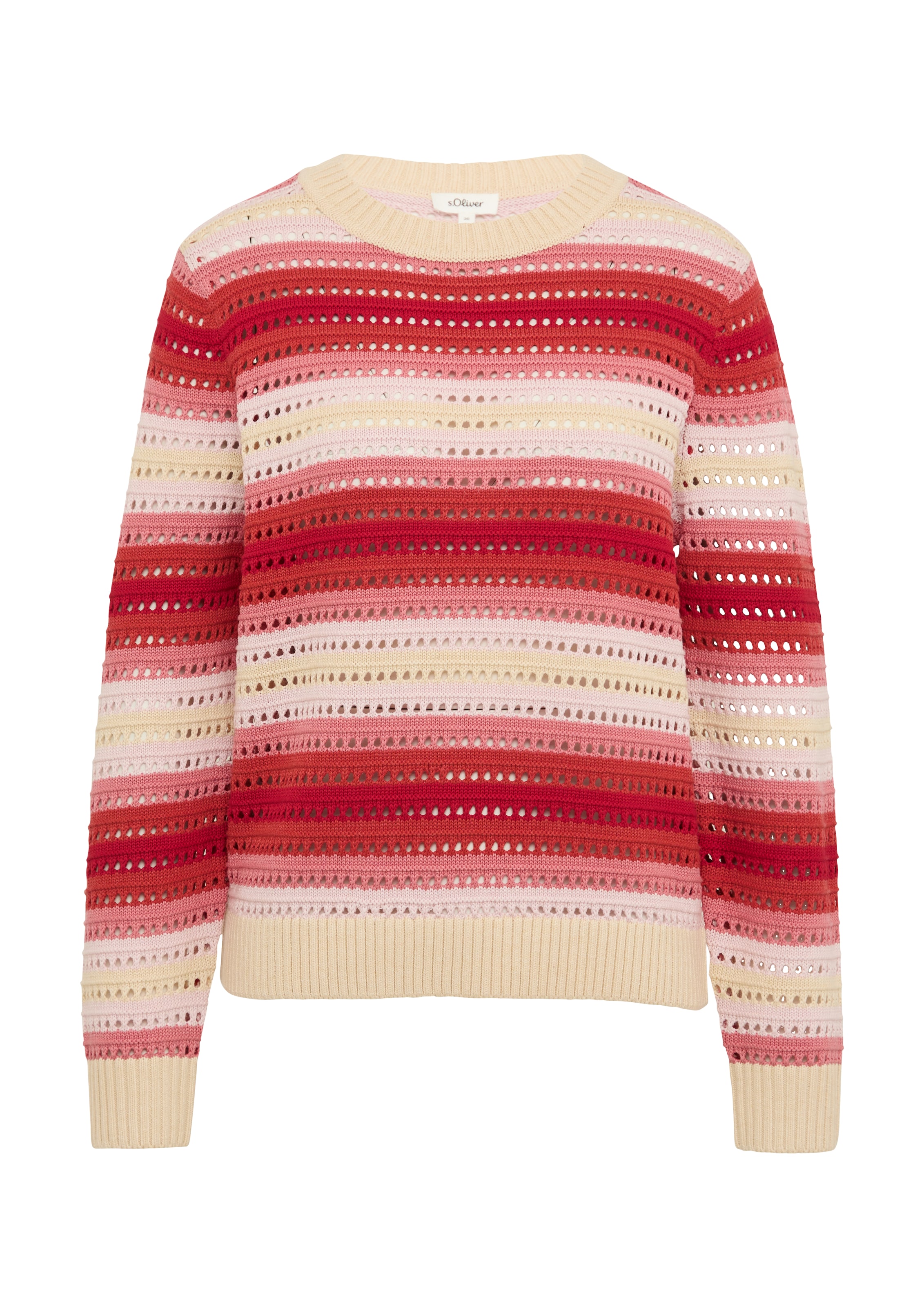 s.Oliver Pullover in Orange: Vorderseite