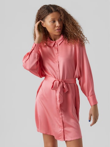 VERO MODA Košilové šaty 'MERLE' – pink: přední strana