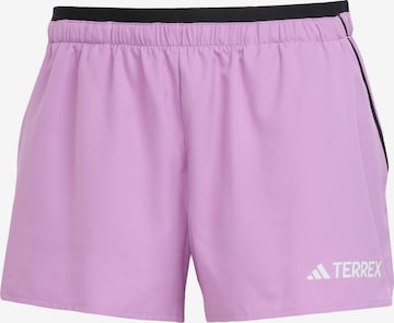 ADIDAS TERREX Regular Sportshorts 'Multi Light' in Lila: Vorderseite