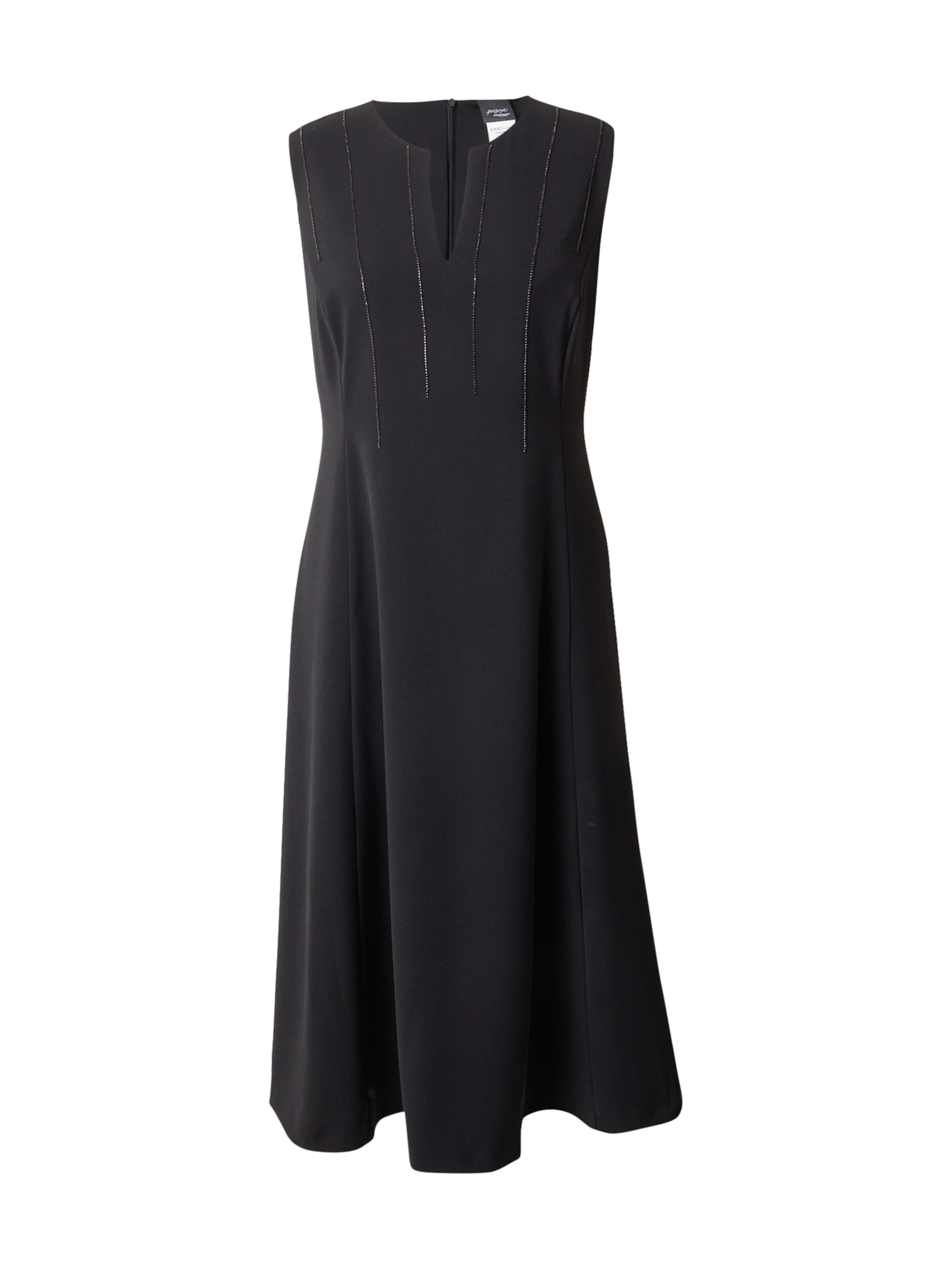 Robe 'VETRO' Persona by Marina Rinaldi en noir : devant