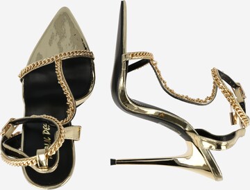 Sandalo con cinturino 'OBSESSION' di Public Desire in oro