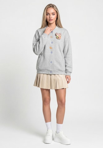 MYMO Sweatjacke in Grau