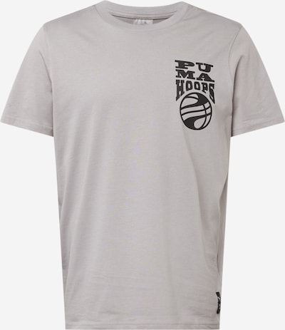 PUMA Functioneel shirt 'The Hooper' in de kleur Grijs / Zwart, Productweergave