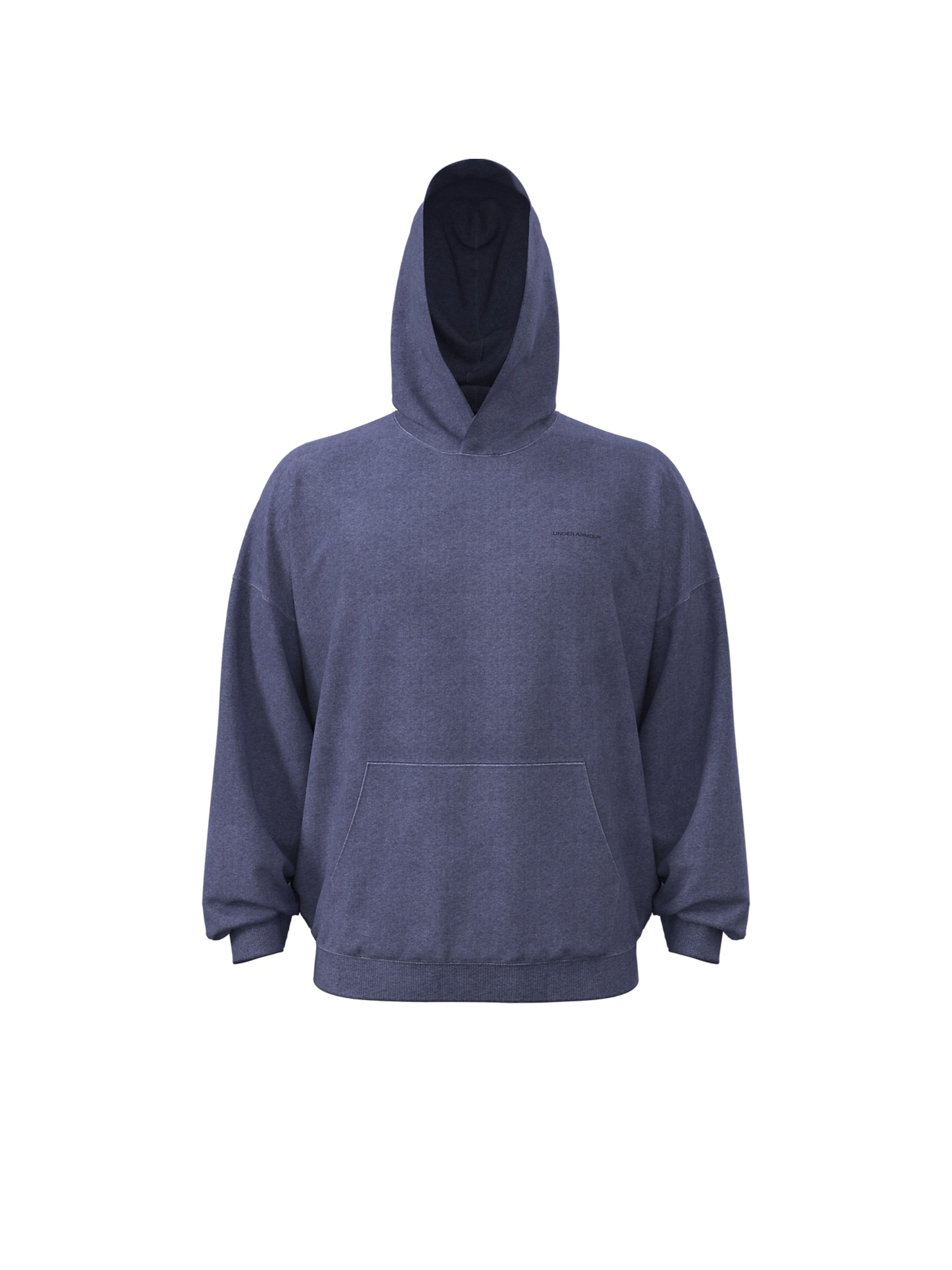 UNDER ARMOUR Sportsweatshirt in Blauw: voorkant