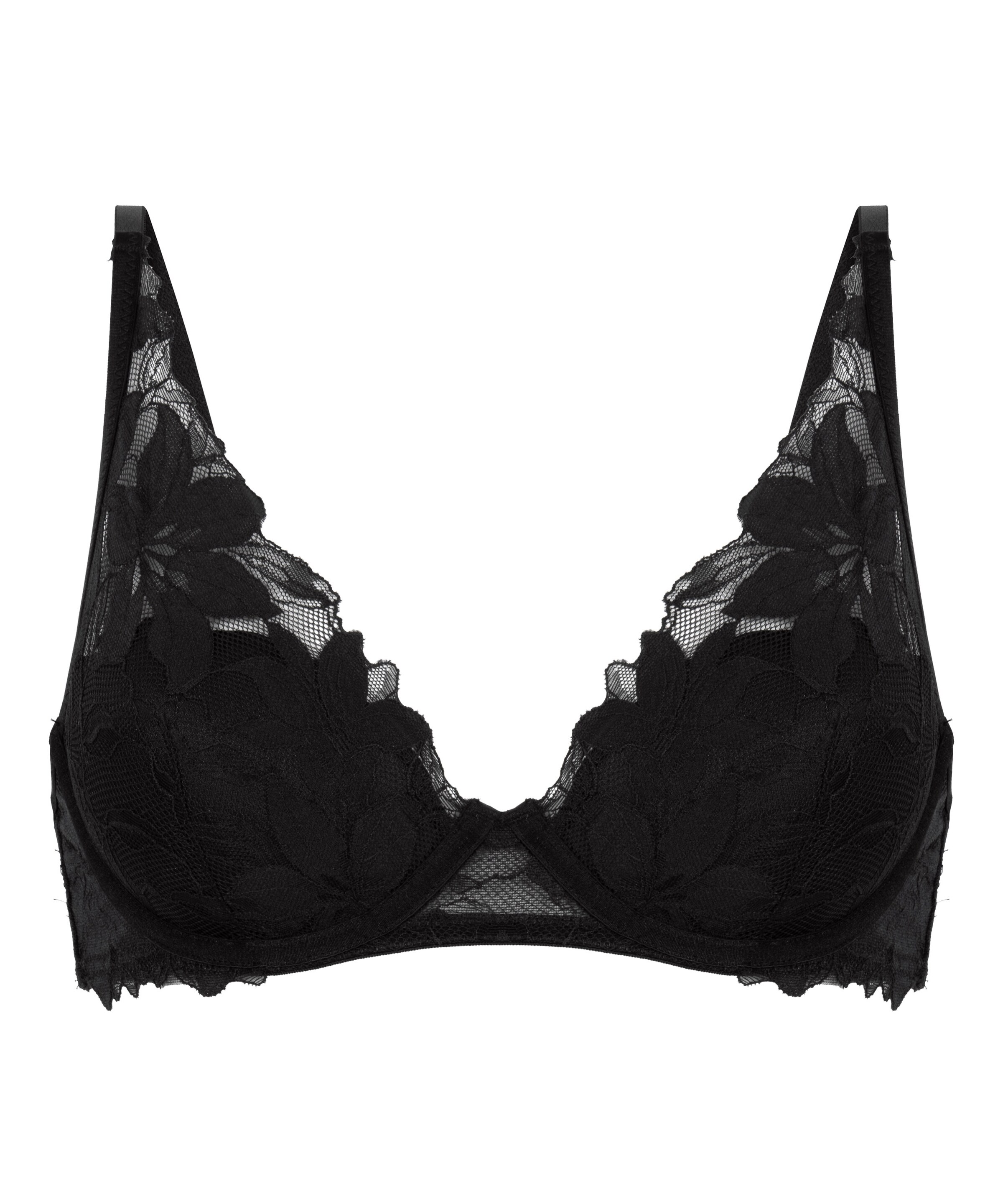 Hunkemöller Bra in Black: front