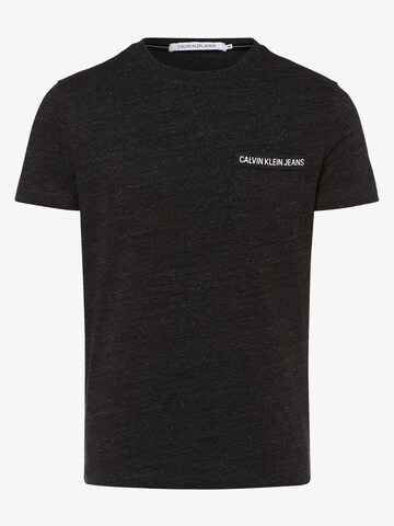 T-Shirt Calvin Klein Jeans en noir : devant