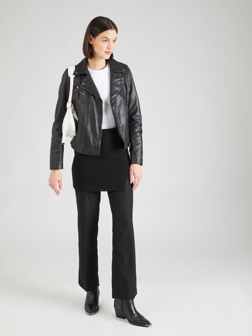 Monki Regular Pantalon in Zwart