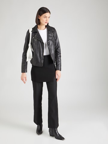 Monki Regular Pantalon in Zwart