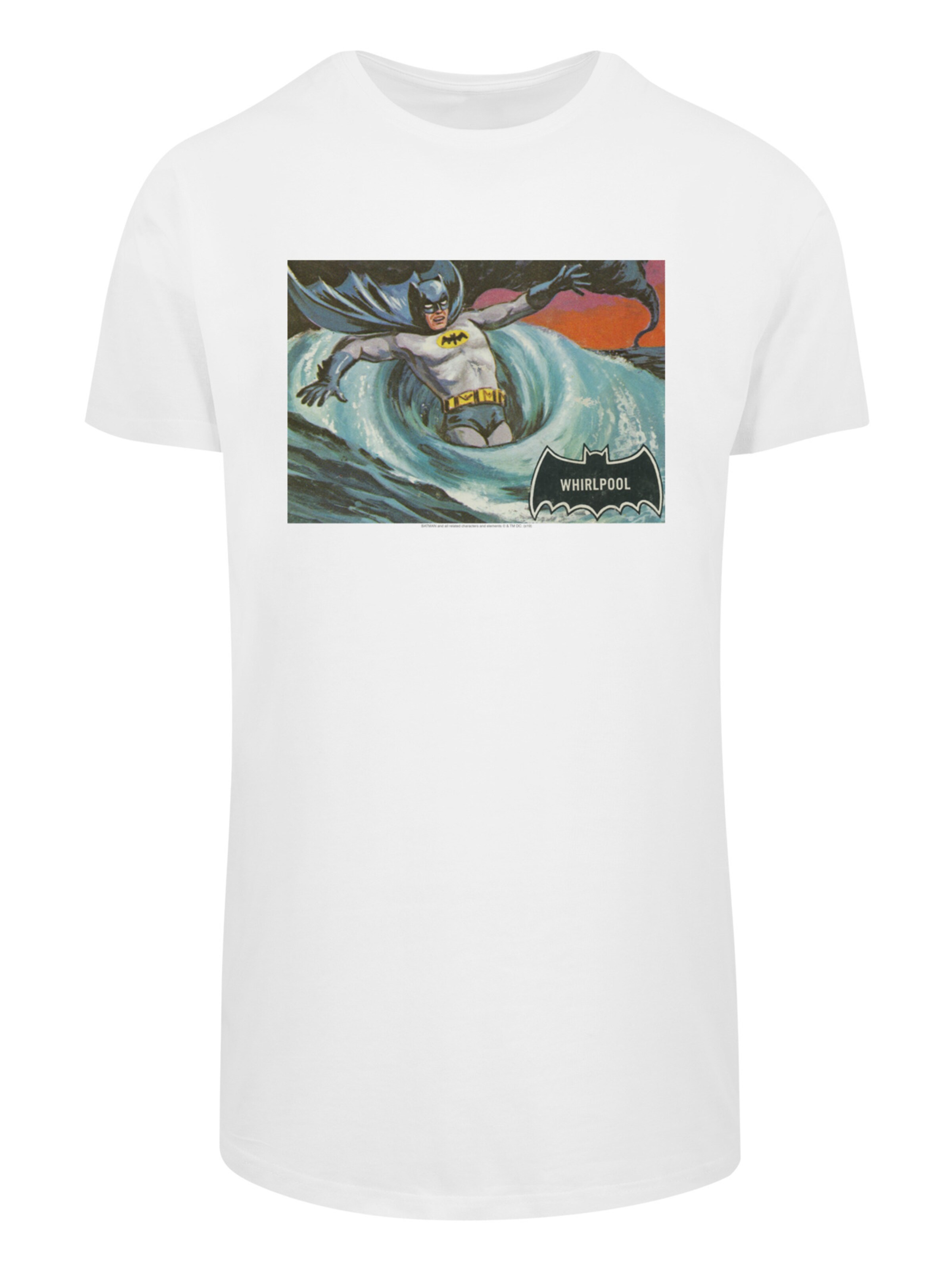 F4NT4STIC T-Shirt 'DC Comics Batman TV Series Whirlpool' in Weiß: Vorderseite