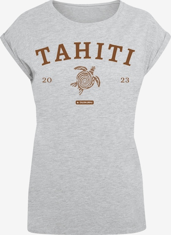 F4NT4STIC Shirt 'Tahiti' in Grey: front