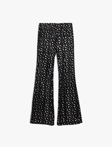 Koton Flared Trousers in Black