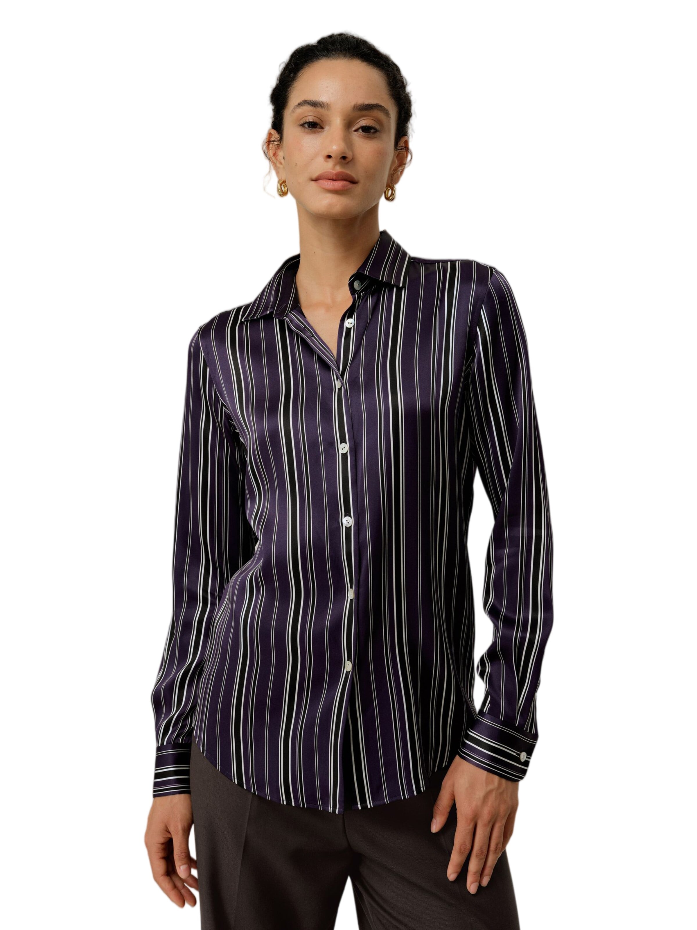 Lilysilk - Blusa en lila: frente