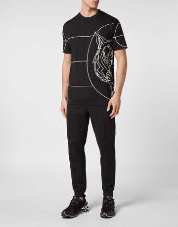 Plein Sport Shirt 'Tiger' in Zwart