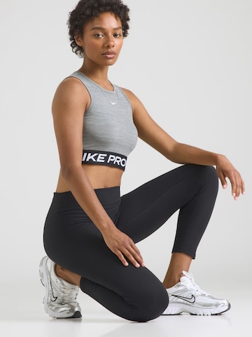 NIKE Спортен топ 'NIKE PRO 365' в сиво