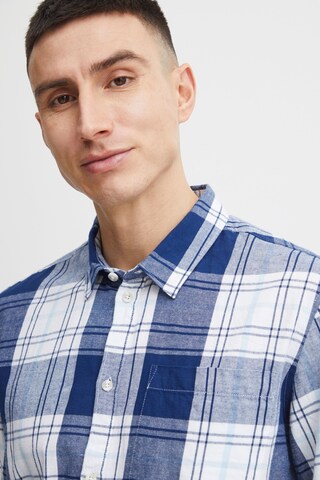 !Solid - Ajuste confortable Camisa 'Esdras' en azul