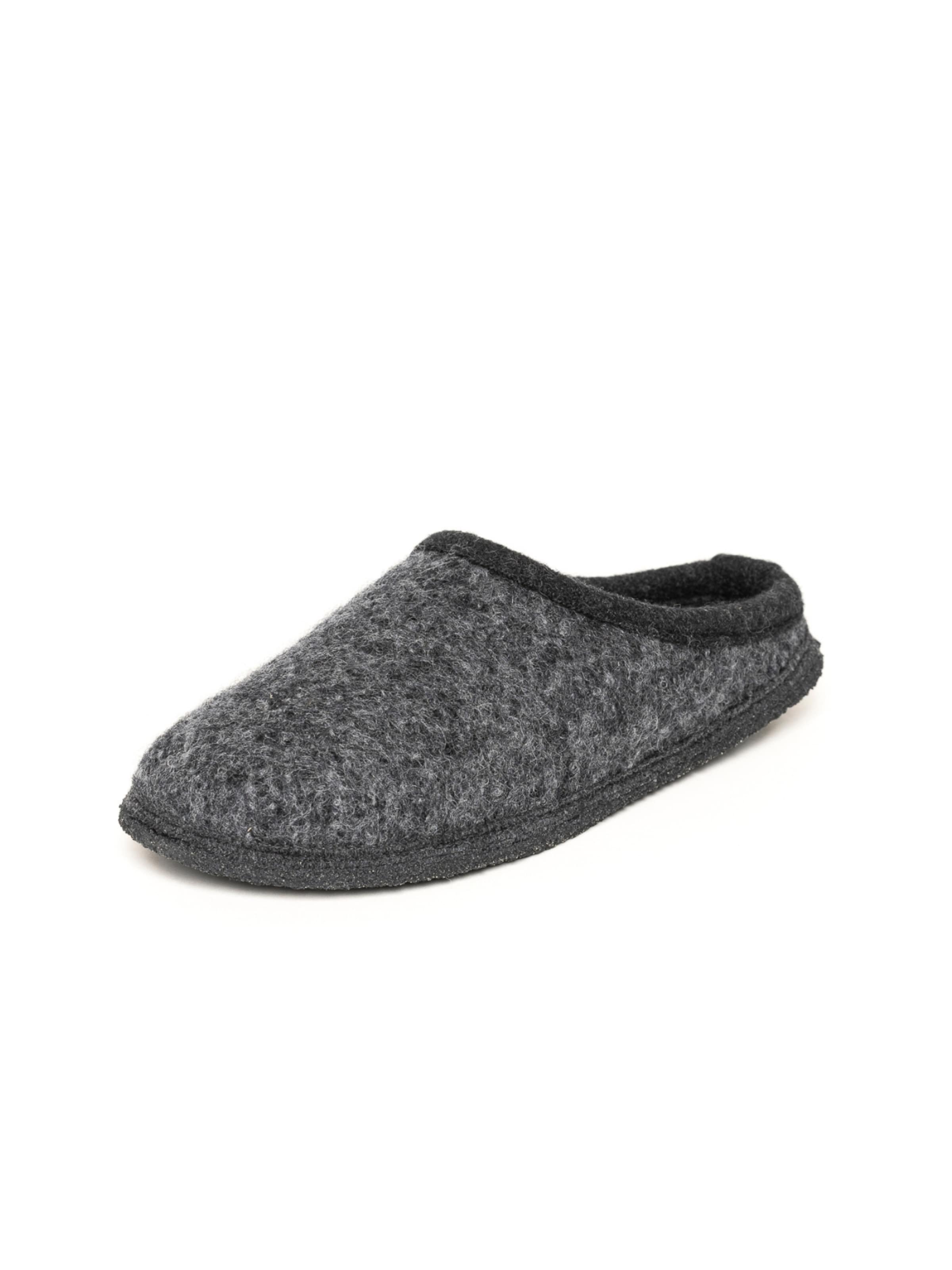 Gottstein Hausschuh 'Walkpantoffel Wool Venture Low'‌‌‌ in Grau: Vorderseite