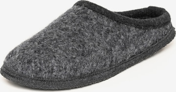 Gottstein Hausschuh 'Gottstein Walkpantoffel Wool Venture Low' in Grau: Vorderseite