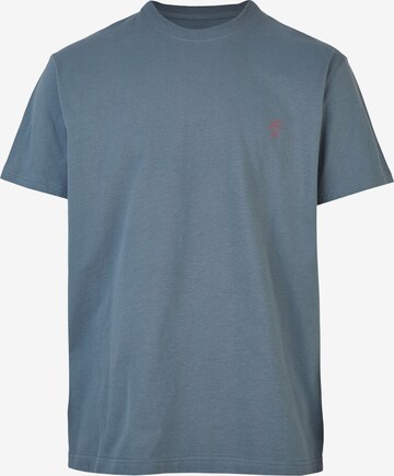 Cleptomanicx T-Shirt 'Sketch Gull' in Blau: predná strana