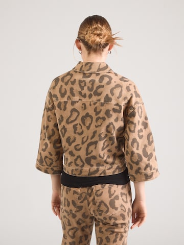 Giacca di mezza stagione di monari in marrone