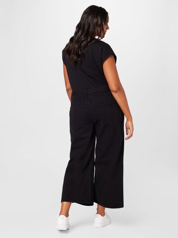 Dorothy Perkins Curve Wide leg Τζιν σε μαύρο