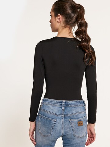 Squad the label Shirt Bodysuit in Black