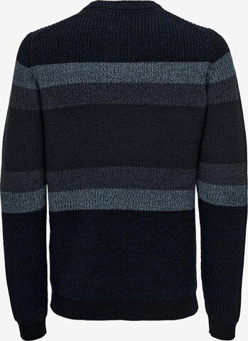 Only & Sons Sweater 'SAZLO' in Blue