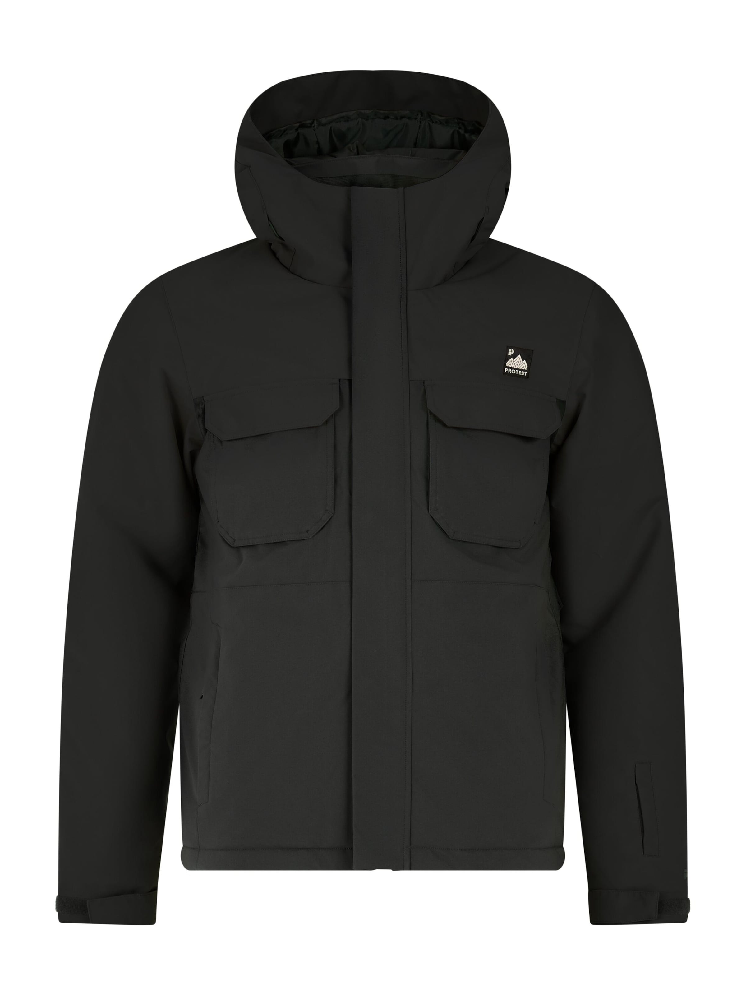 PROTEST Sportjacke 'PRTKajo'‌‌‌‌‌‌‌‌‌‌ in Schwarz: Vorderseite