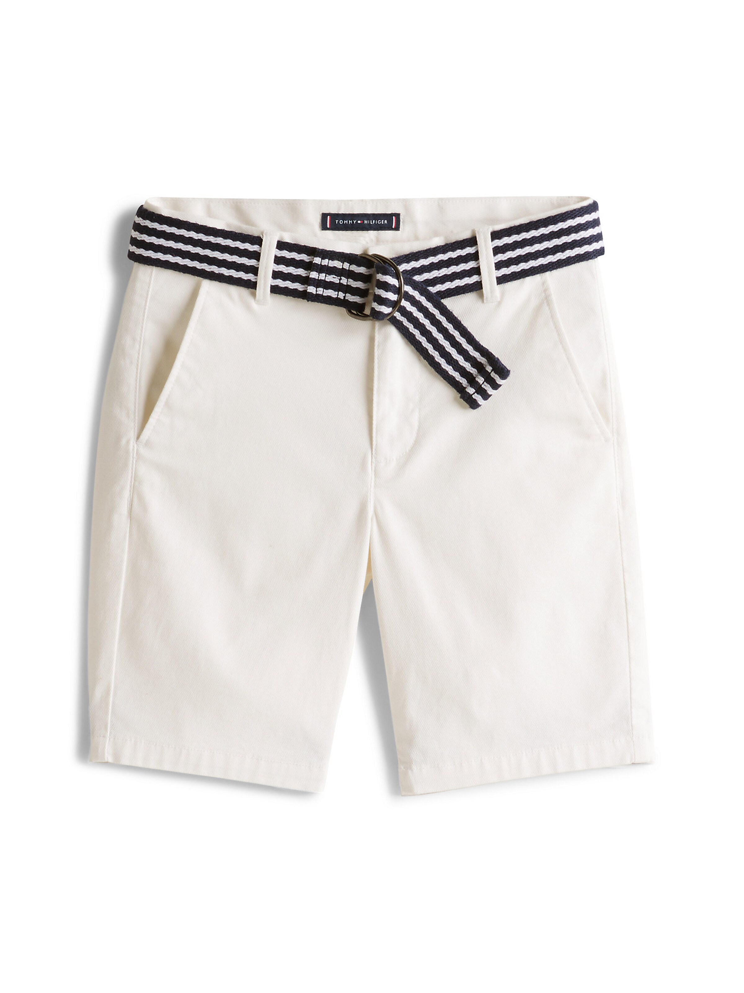 TOMMY HILFIGER Regular Trousers in White: front
