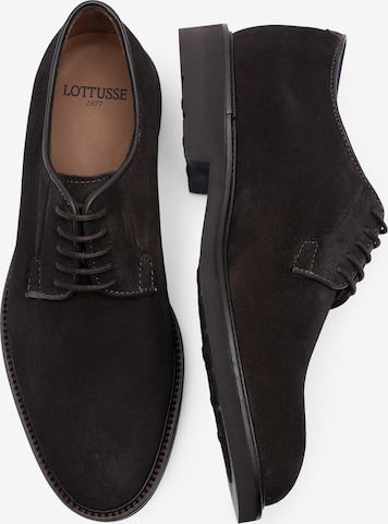 LOTTUSSE Lace-Up Shoes 'Baltimore' in Brown