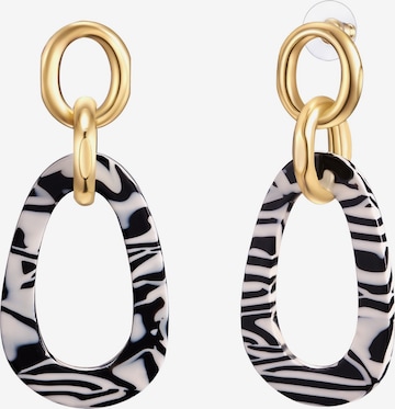 Lulu & Jane - Pendientes en oro: frente