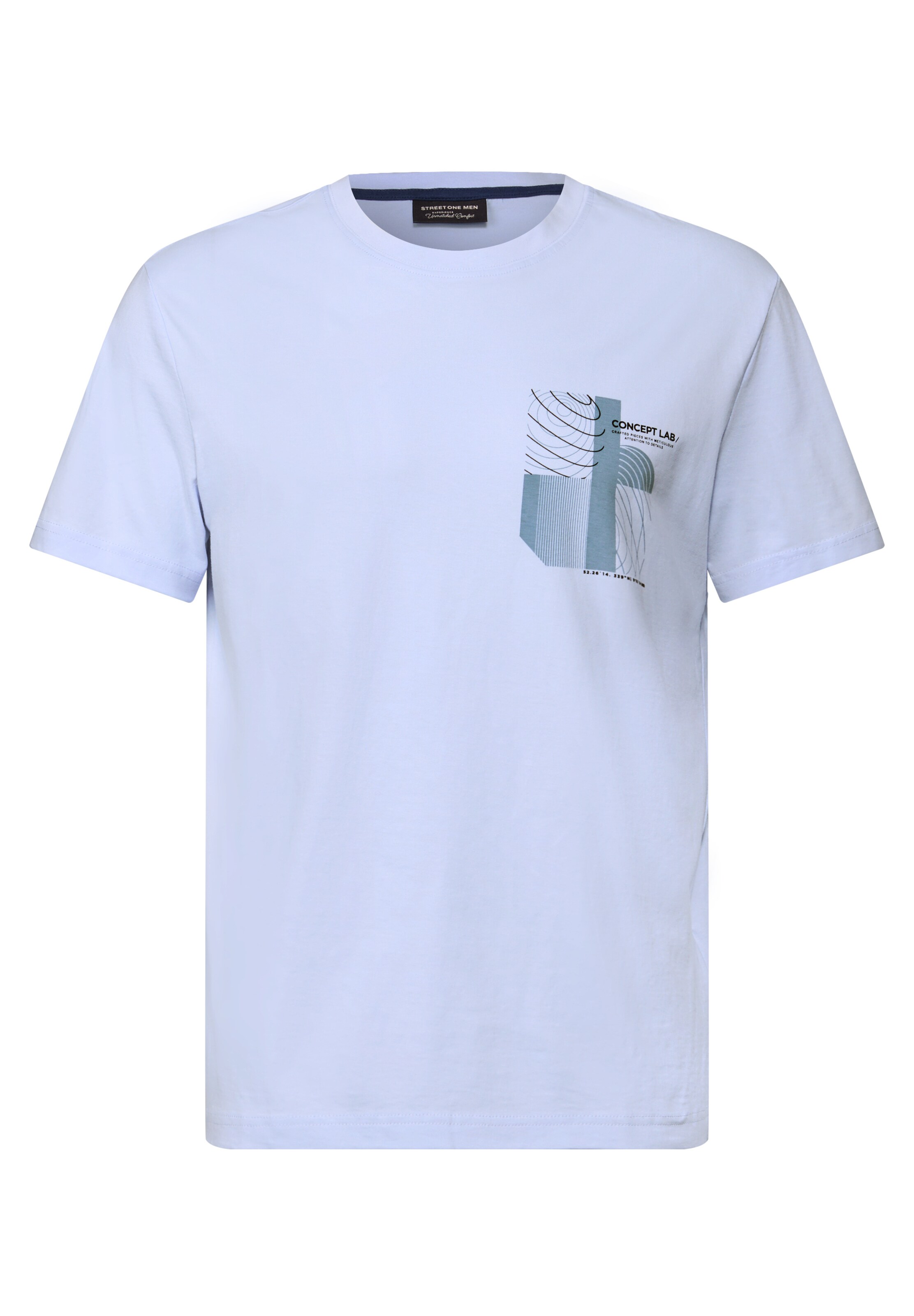 Street One MEN Shirt in Blue: front