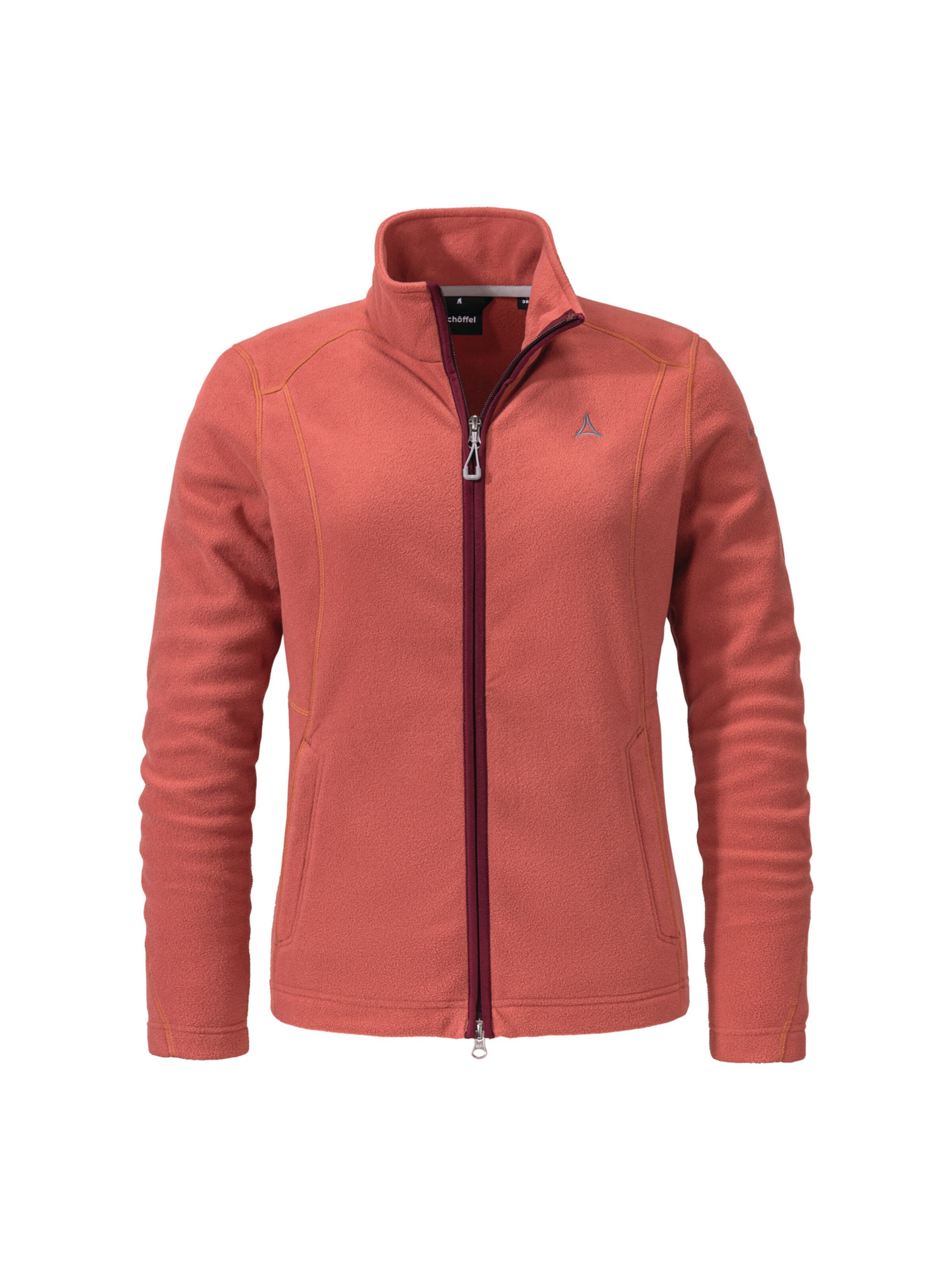 Schöffel Functionele fleece jas 'Leona3' in Rood: voorkant