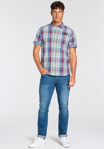 Man's World Comfort Fit Hemd in Mischfarben