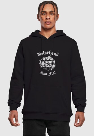 Felpa 'Motorhead - Iron Fist' di Merchcode in nero: frontale