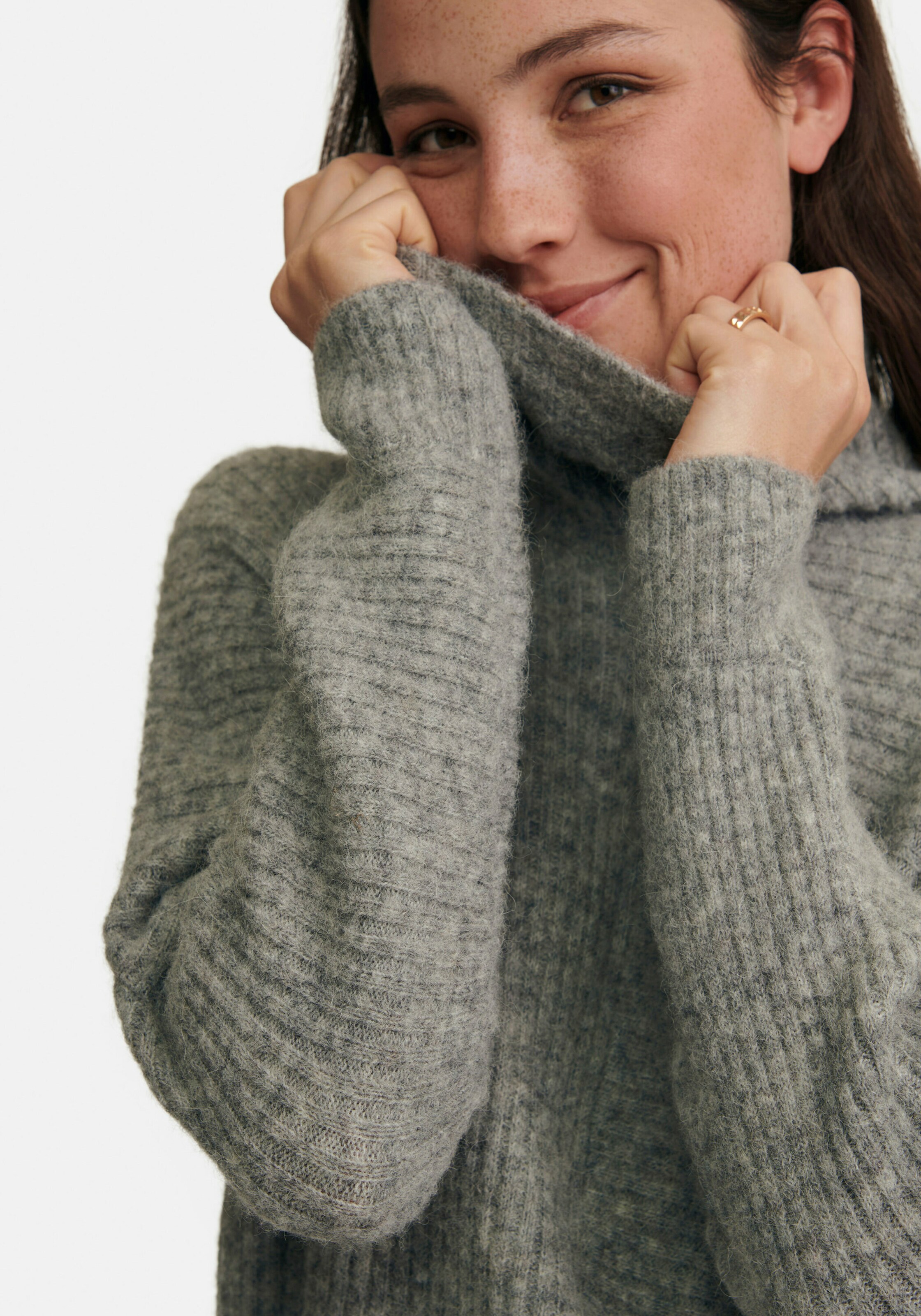 Frauen Pullover & Strick Peter Hahn Pullover in Grau - OX10260 Frauen Pullover & Strick Peter Hahn Pullover in Grau - OX10260