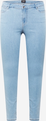 Vero Moda CurveSkinny Traperice 'Judy' - plava boja: prednji dio